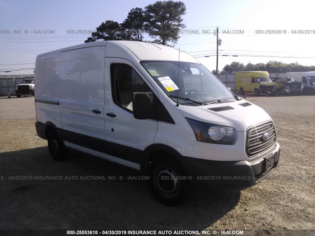 1FTYE1CM3JKA84166 - 2018 FORD TRANSIT WHITE photo 1