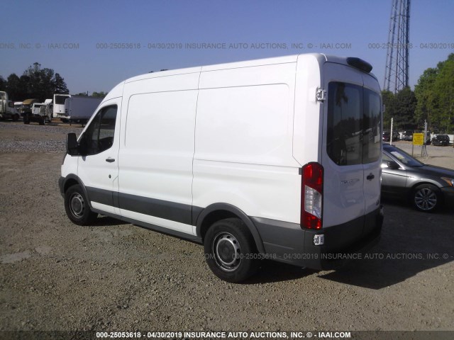 1FTYE1CM3JKA84166 - 2018 FORD TRANSIT WHITE photo 3