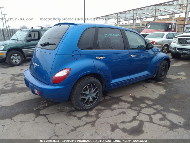 3A4FY58B36T279617 - 2006 CHRYSLER PT CRUISER TOURING BLUE photo 4