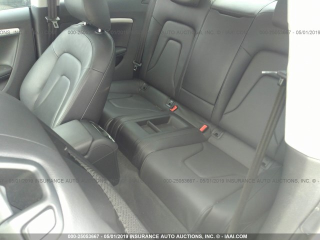 WAULFAFR9DA001331 - 2013 AUDI A5 PREMIUM PLUS SILVER photo 8