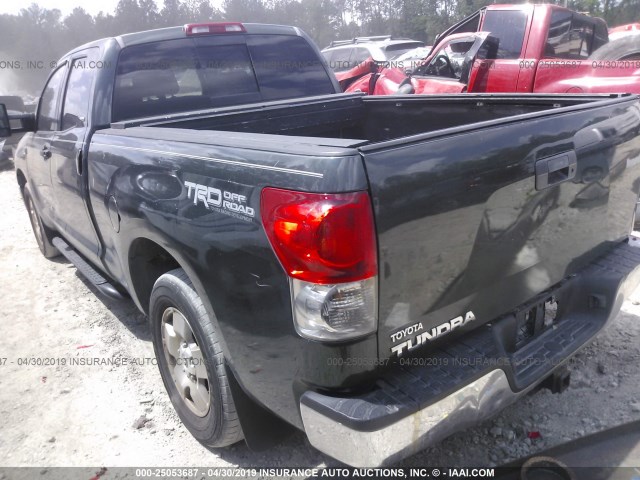 5TFRV541X7X012554 - 2007 TOYOTA TUNDRA DOUBLE CAB SR5 GREEN photo 3