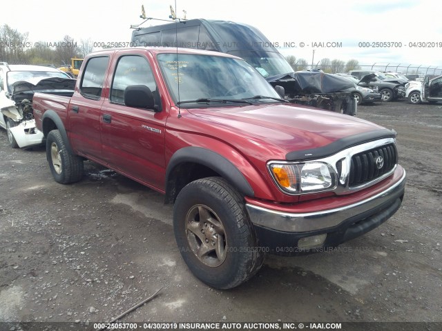 5TEHN72N91Z780913 - 2001 TOYOTA TACOMA DOUBLE CAB 红色 照片 1