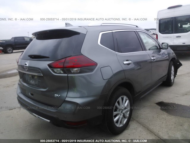 KNMAT2MT1KP514669 - 2019 NISSAN ROGUE S/SV GRAY photo 4