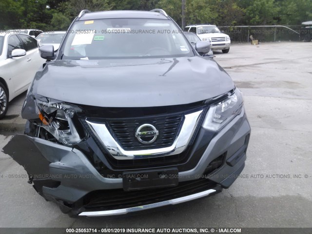 KNMAT2MT1KP514669 - 2019 NISSAN ROGUE S/SV GRAY photo 6