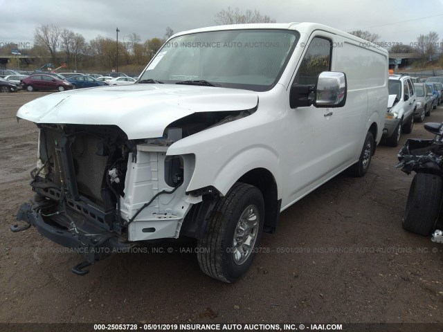 1N6AF0KY0GN804993 - 2016 NISSAN NV 2500 S/SV/2500 SL/S/SV/SL WHITE photo 2