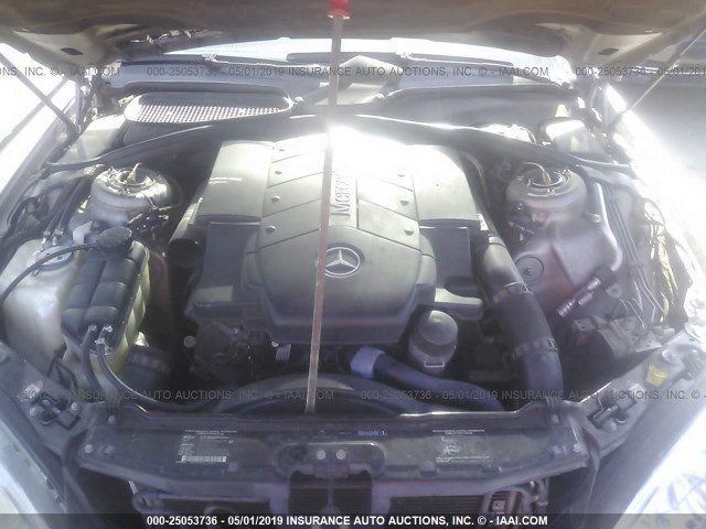 WDBNG75J23A367961 - 2003 MERCEDES-BENZ S 500 GRAY photo 10