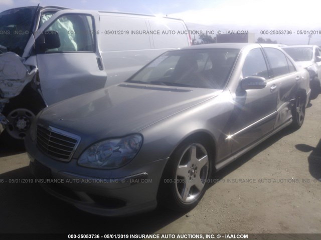 WDBNG75J23A367961 - 2003 MERCEDES-BENZ S 500 GRAY photo 2