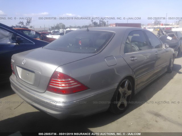 WDBNG75J23A367961 - 2003 MERCEDES-BENZ S 500 GRAY photo 4