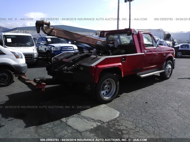 1FDLF47F6SEA14807 - 1995 FORD F SUPER DUTY RED photo 4