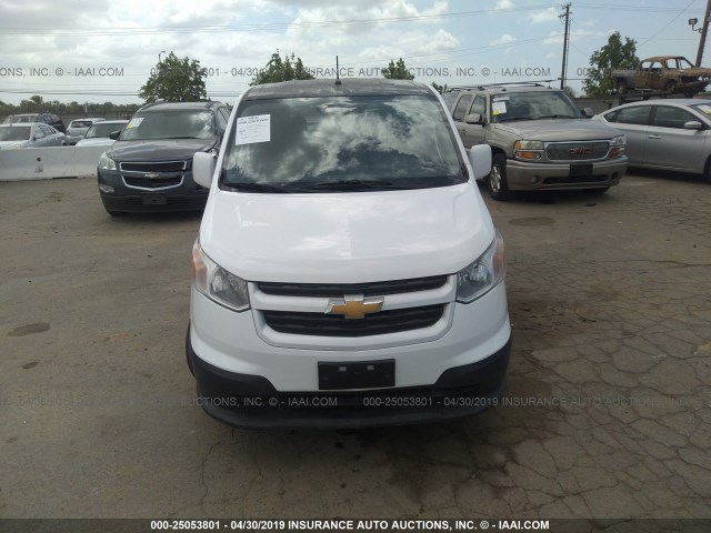 3N63M0YN6HK692302 - 2017 CHEVROLET CITY EXPRESS LS WHITE photo 6