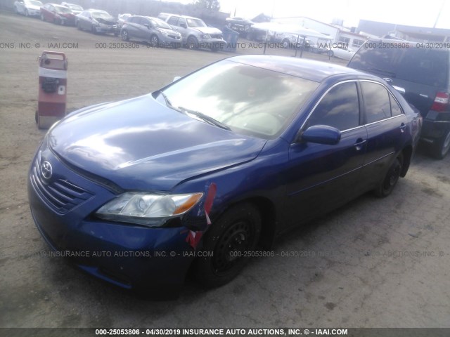 4T1BE46K07U026848 - 2007 TOYOTA CAMRY NEW GENERAT CE/LE/XLE/SE BLUE photo 2