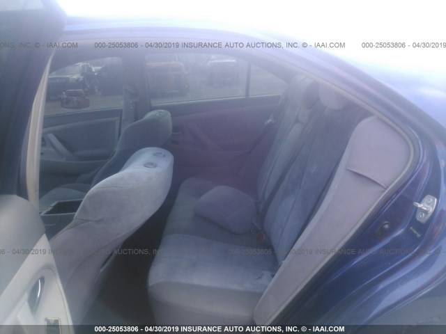 4T1BE46K07U026848 - 2007 TOYOTA CAMRY NEW GENERAT CE/LE/XLE/SE BLUE photo 8