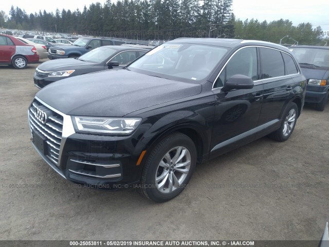 WA1LAAF75JD038378 - 2018 AUDI Q7 PREMIUM PLUS BLACK photo 2