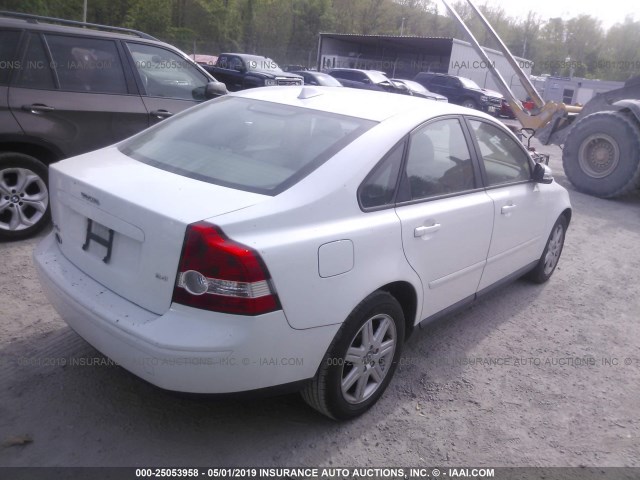 YV1MS382872283257 - 2007 VOLVO S40 2.4I WHITE photo 4