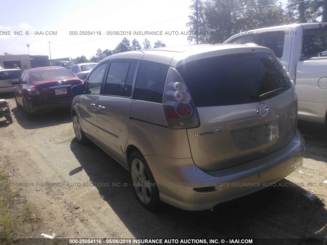 JM1CR293360103532 - 2006 MAZDA 5 TAN photo 3