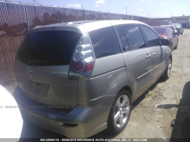 JM1CR293360103532 - 2006 MAZDA 5 TAN photo 4