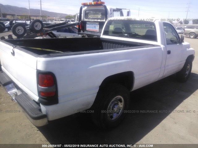 3B7KC26Z0YM231104 - 2000 DODGE RAM 2500 WHITE photo 4