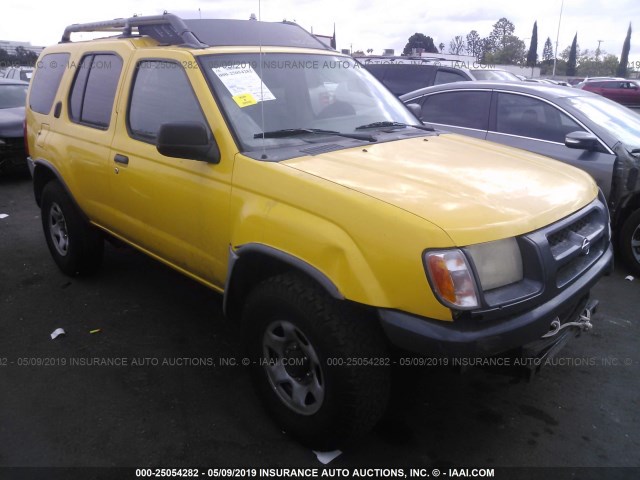 5N1ED28T4YC546004 - 2000 NISSAN XTERRA XE/SE YELLOW photo 1