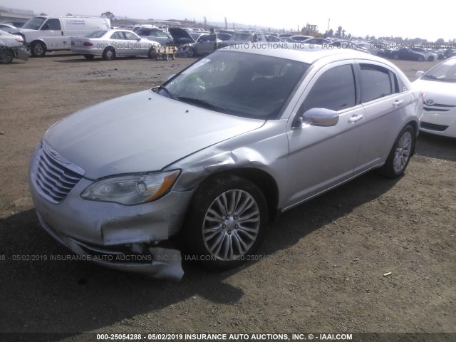 1C3BC2FG6BN618840 - 2011 CHRYSLER 200 LIMITED SILVER photo 2