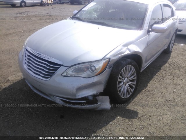 1C3BC2FG6BN618840 - 2011 CHRYSLER 200 LIMITED SILVER photo 6