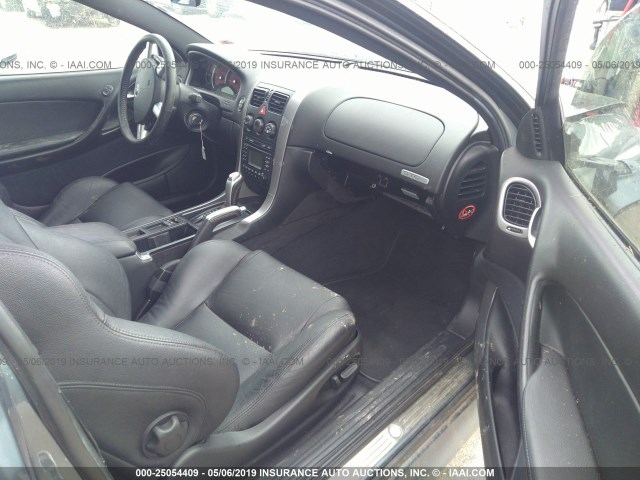 6G2VX12U35L402048 - 2005 PONTIAC GTO BLUE photo 5