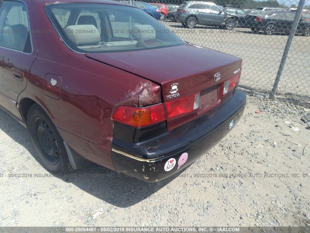 4T1BG22K01U787682 - 2001 TOYOTA CAMRY CE/LE/XLE 红色 照片 6