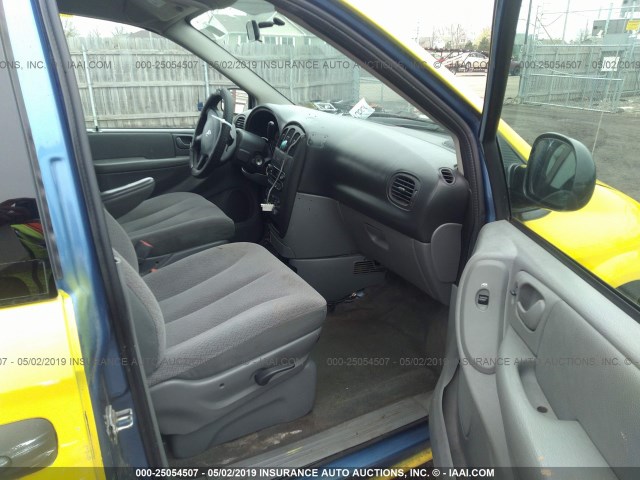 1D4GP24R57B166644 - 2007 DODGE GRAND CARAVAN SE YELLOW photo 5