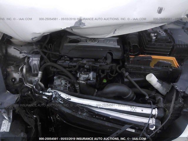 WVGBV7AX2AW532133 - 2010 VOLKSWAGEN TIGUAN SE/SEL WHITE photo 10