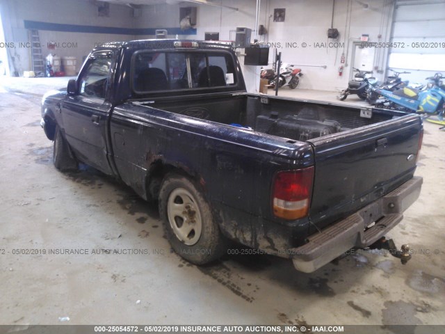 1FTCR10A5STA44966 - 1995 FORD RANGER BLUE photo 3