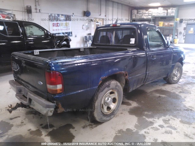 1FTCR10A5STA44966 - 1995 FORD RANGER BLUE photo 4