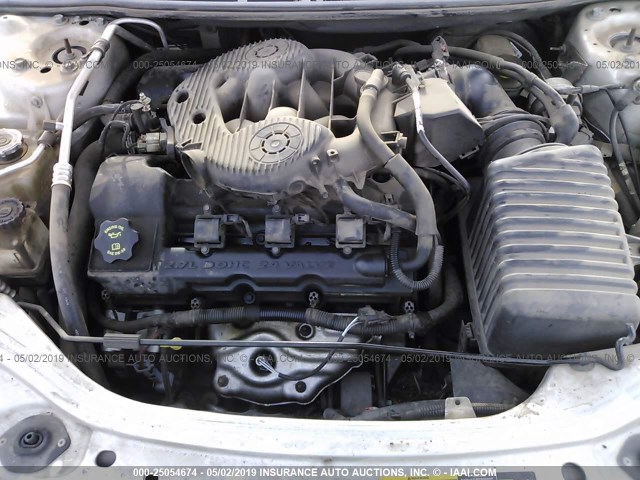 1C3EL65R74N398392 - 2004 CHRYSLER SEBRING LIMITED SILVER photo 10