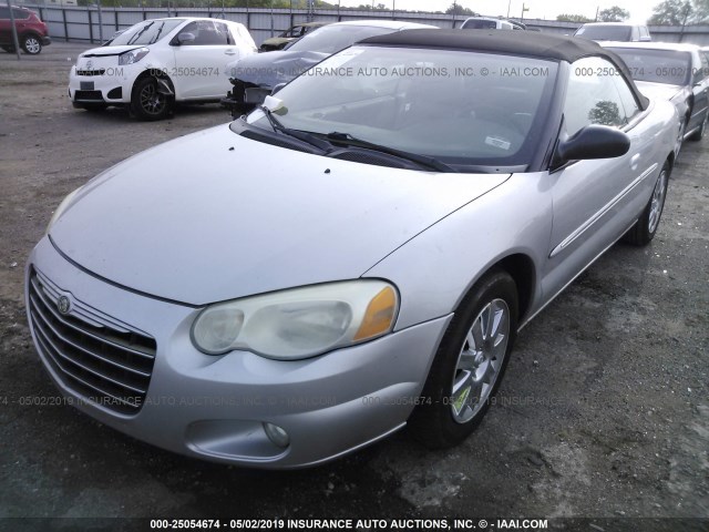 1C3EL65R74N398392 - 2004 CHRYSLER SEBRING LIMITED SILVER photo 2