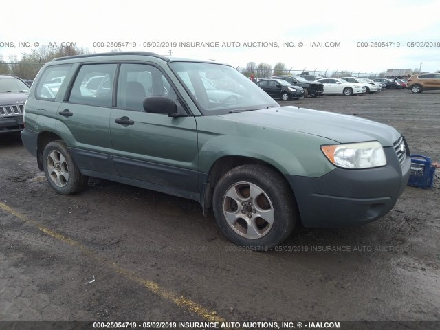 JF1SG63657H722654 - 2007 SUBARU FORESTER 2.5X/SPORTS 2.5X GREEN photo 1