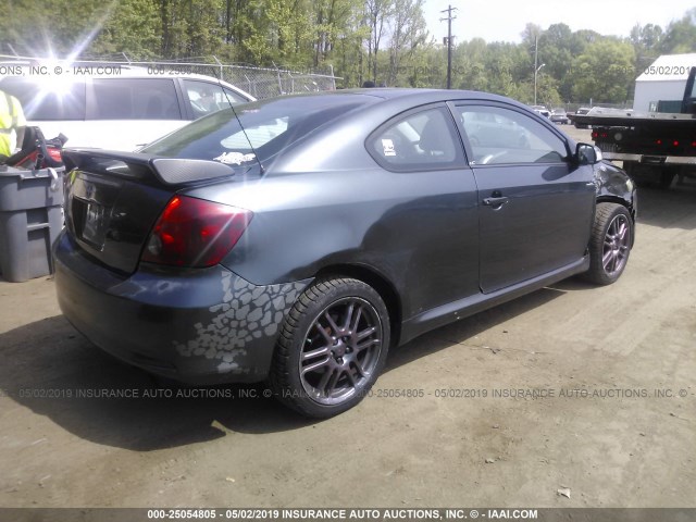 JTKDE177560093563 - 2006 TOYOTA SCION TC GRAY photo 4