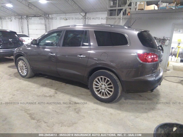 5GAEV23738J157153 - 2008 BUICK ENCLAVE CXL BROWN photo 3