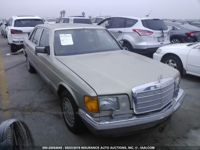 WDBCA35DXHA345385 - 1987 MERCEDES-BENZ 420 SEL BEIGE photo 1