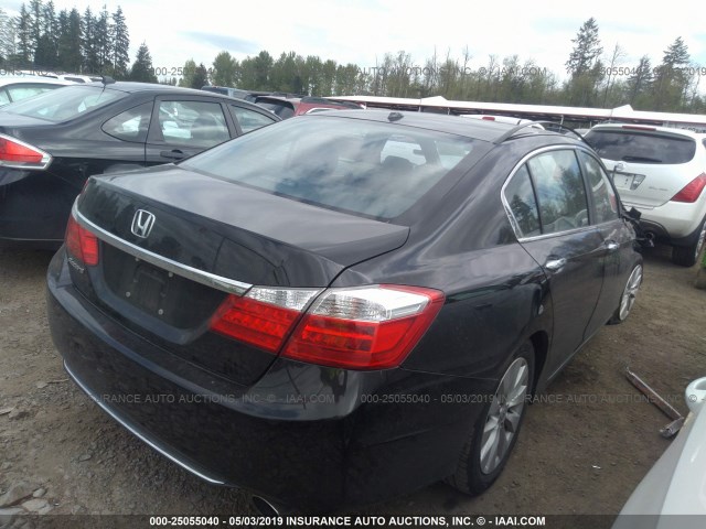 1HGCR2F89FA108780 - 2015 HONDA ACCORD EXL BLACK photo 4