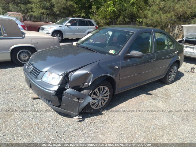 3VWRK69M04M062301 - 2004 VOLKSWAGEN JETTA GL GRAY photo 2