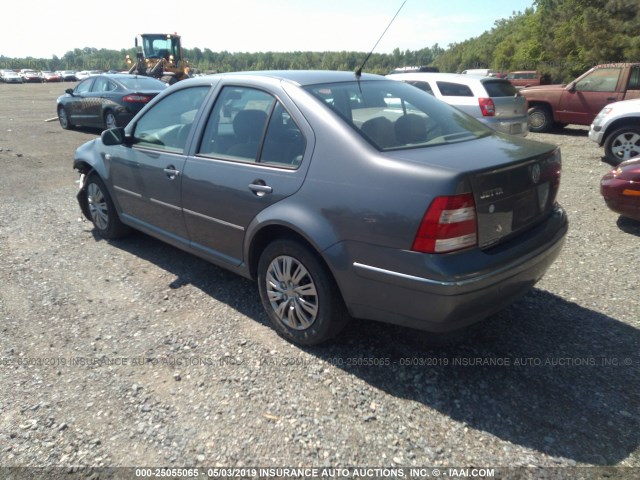 3VWRK69M04M062301 - 2004 VOLKSWAGEN JETTA GL GRAY photo 3