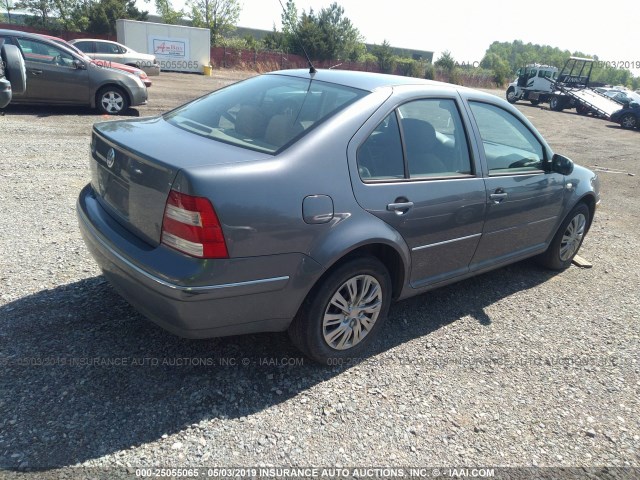 3VWRK69M04M062301 - 2004 VOLKSWAGEN JETTA GL GRAY photo 4