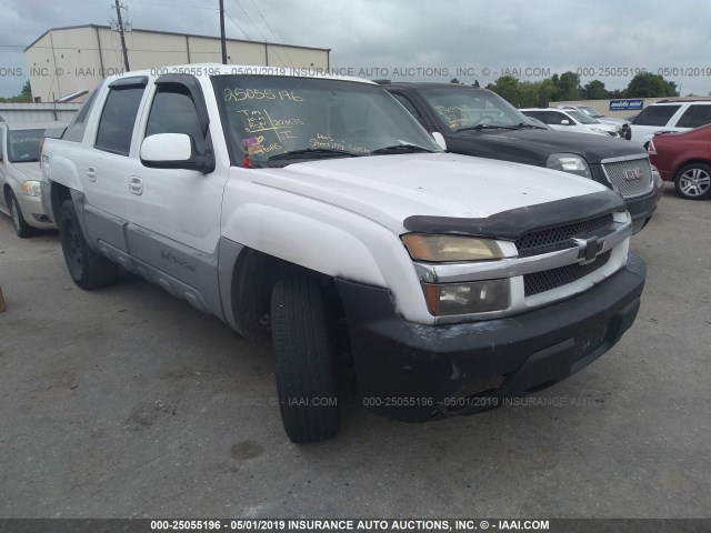 3GNEC13T32G261931 - 2002 CHEVROLET AVALANCHE C1500 WHITE photo 1