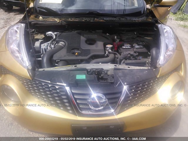 JN8AF5MR5DT214161 - 2013 NISSAN JUKE S/SV/SL GOLD photo 10