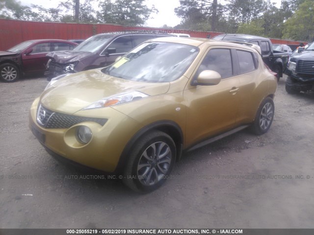 JN8AF5MR5DT214161 - 2013 NISSAN JUKE S/SV/SL GOLD photo 2