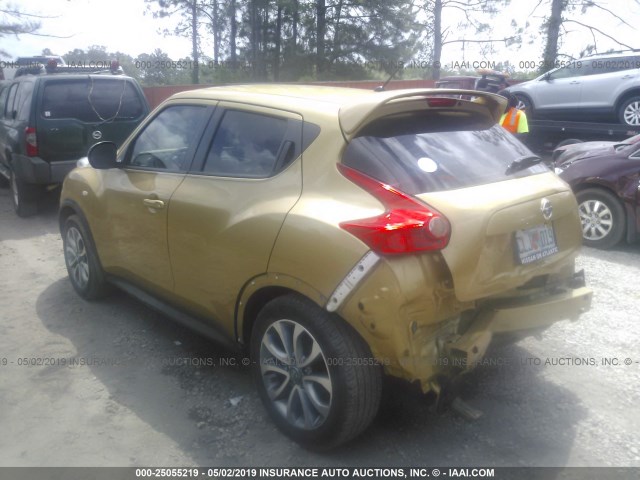 JN8AF5MR5DT214161 - 2013 NISSAN JUKE S/SV/SL GOLD photo 3