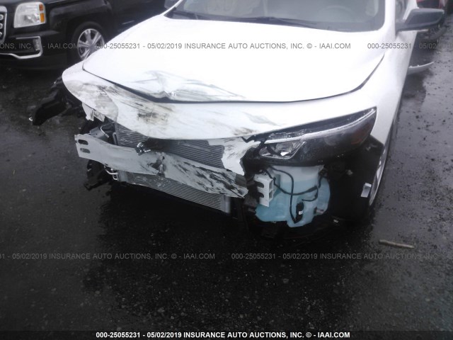 1G1ZB5ST6JF255474 - 2018 CHEVROLET MALIBU LS WHITE photo 6