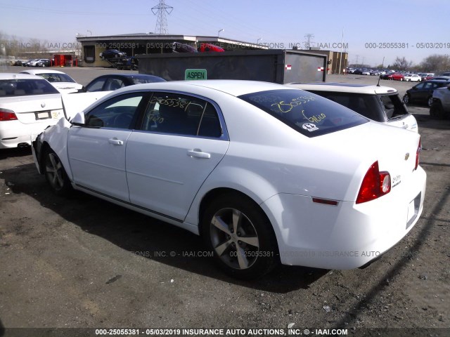 1G1ZC5EUXBF223629 - 2011 CHEVROLET MALIBU 1LT 白色 照片 3
