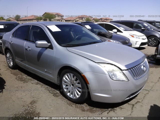 3MEDM0L35AR603697 - 2010 MERCURY MILAN HYBRID SILVER photo 1