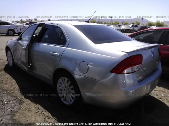 3MEDM0L35AR603697 - 2010 MERCURY MILAN HYBRID SILVER photo 3