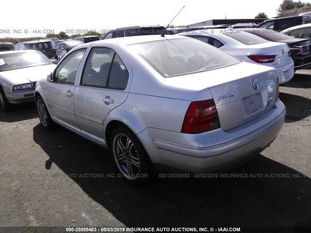 3VWRC29M2YM185237 - 2000 VOLKSWAGEN JETTA GL SILVER photo 3