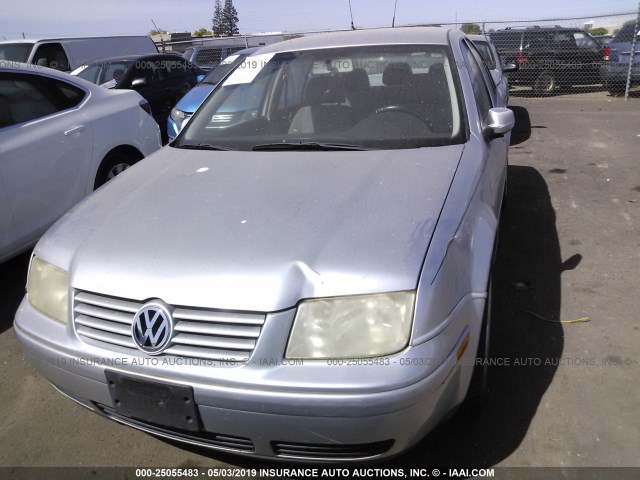 3VWRC29M2YM185237 - 2000 VOLKSWAGEN JETTA GL SILVER photo 6